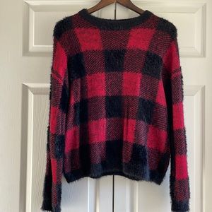 Plaid sweater